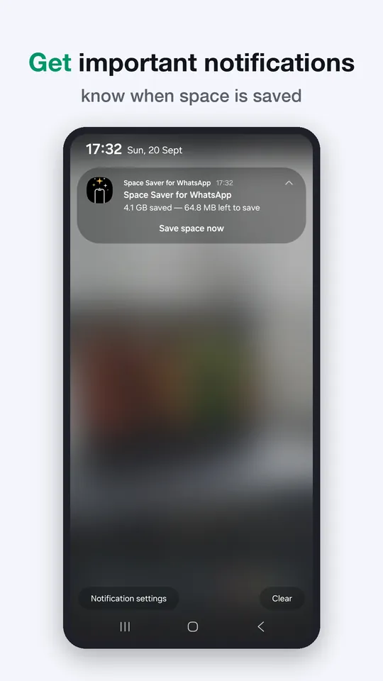 Get important notifications